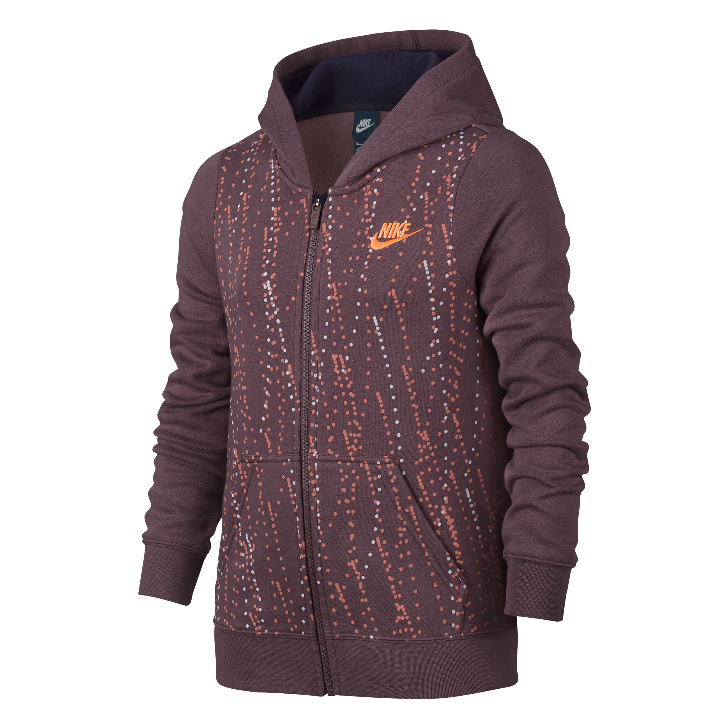 Buy Nike Sportswear Hoody Girls Dark Red Orange online Padel Point COM