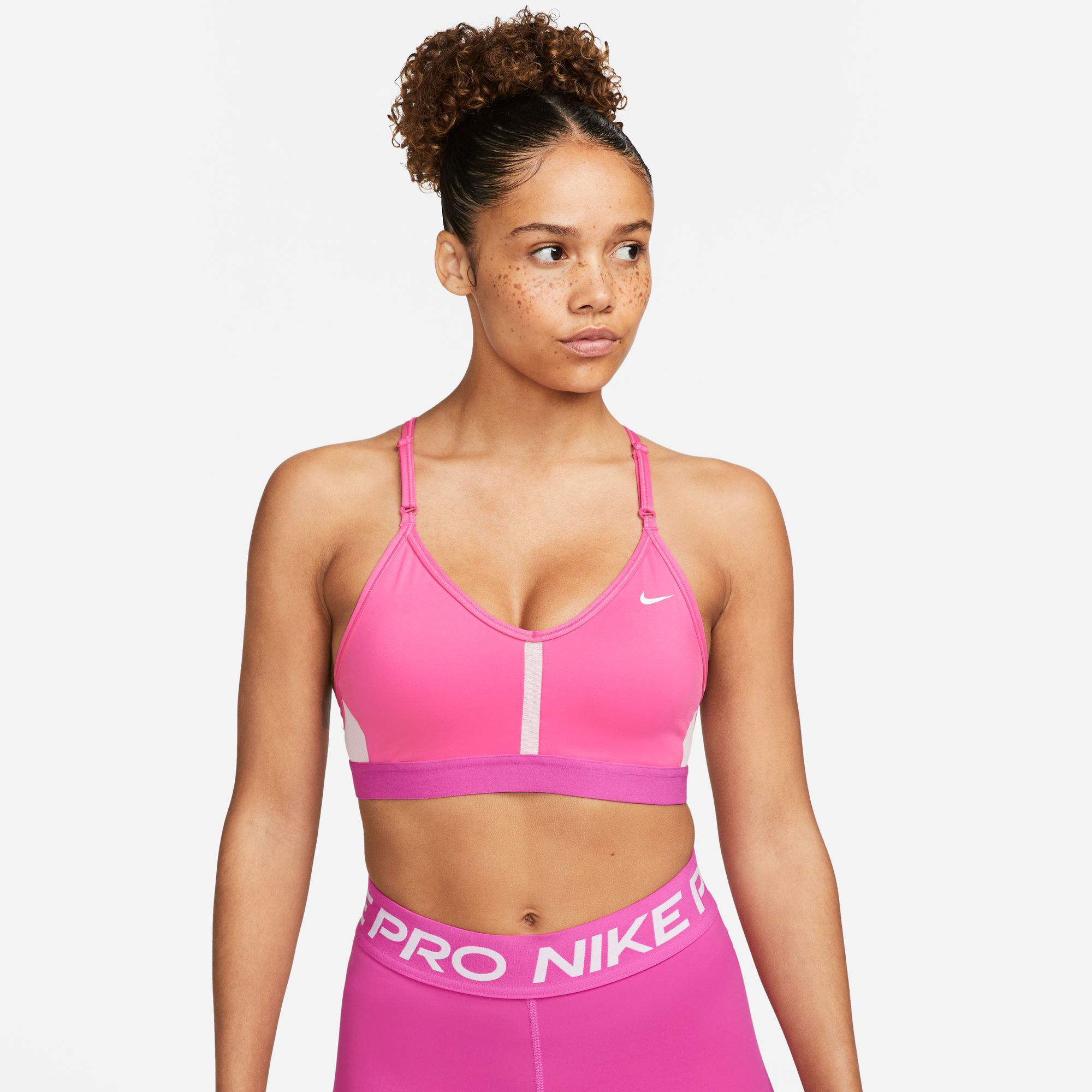 Nike indy 2024 bra pink