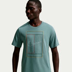 Nike T-Shirt Nike Court Heritage T-Shirt Men-sage, grey