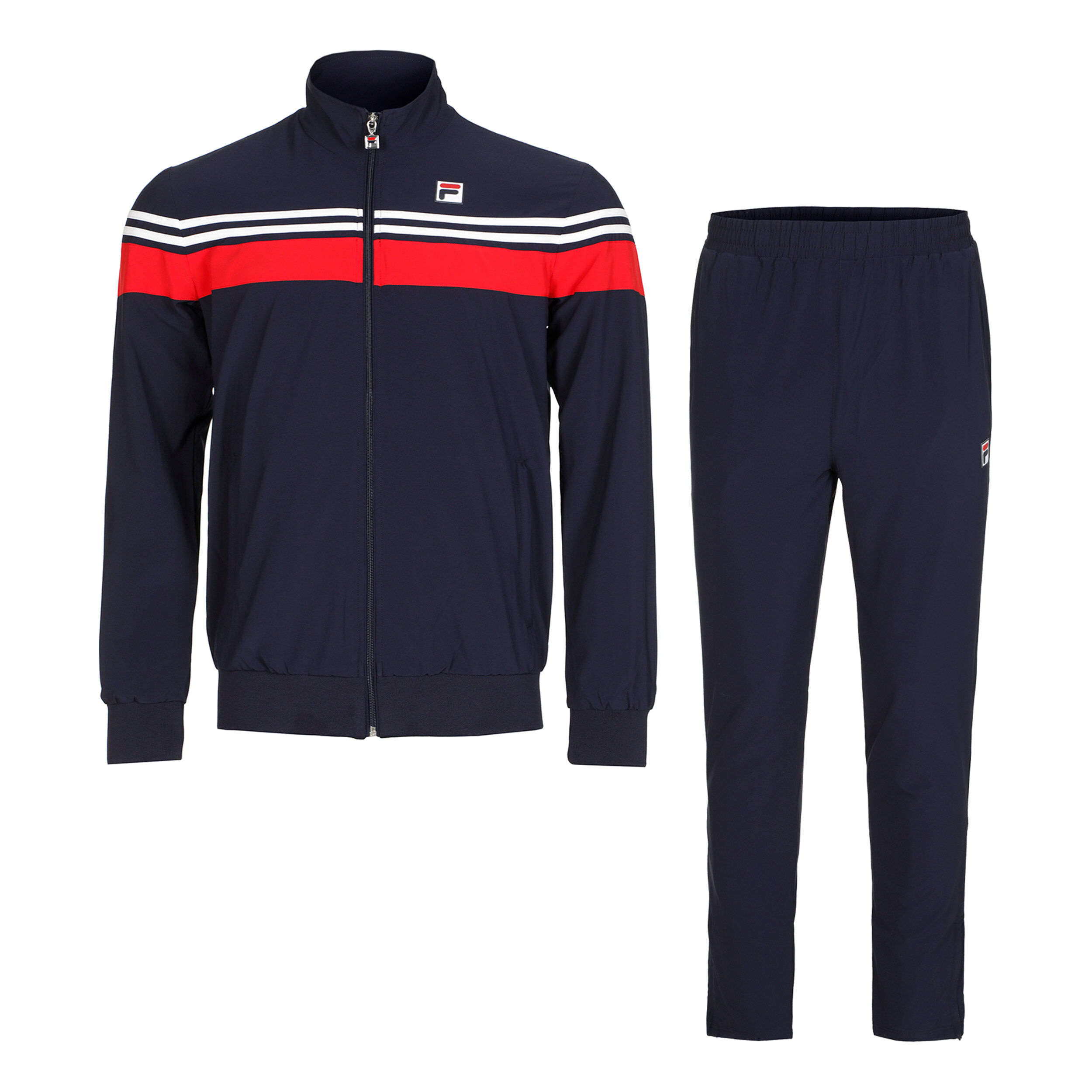 Fila sweatsuit store mens red