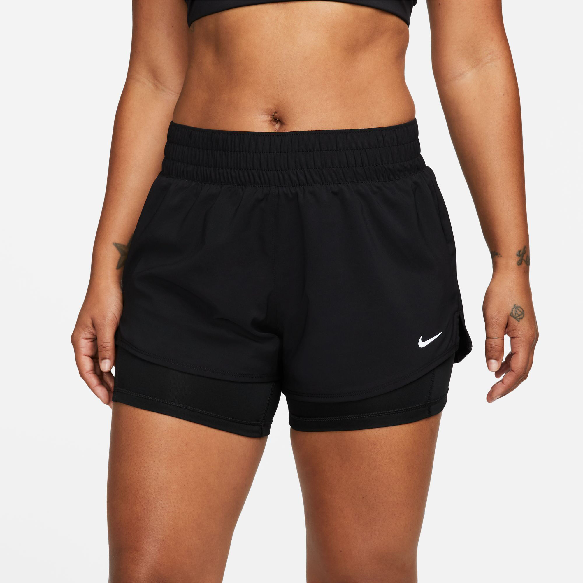 Nike 2 in 1 shorts ladies deals