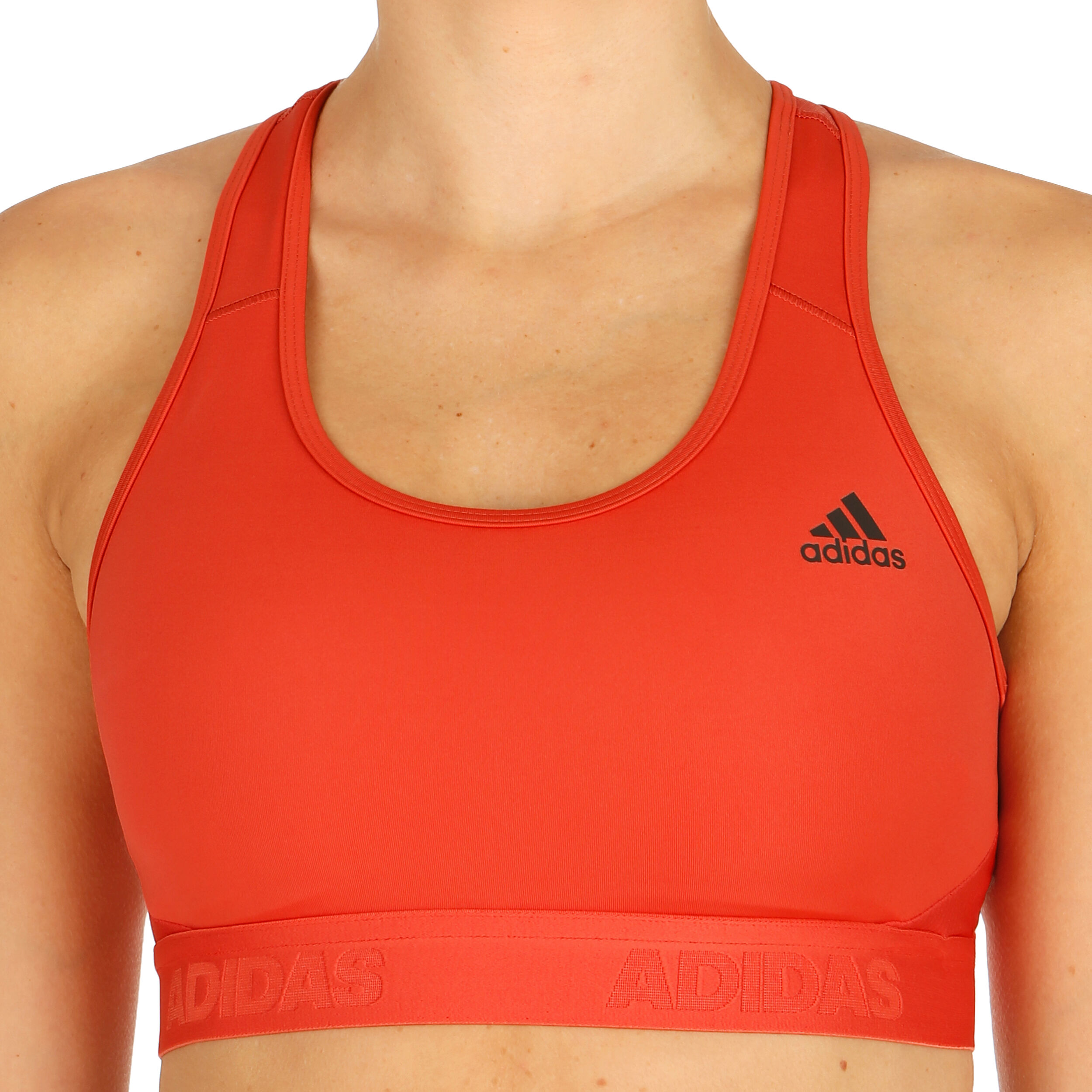 Adidas orange sports bra outlet
