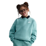 Nike Clothing Nike Club Fleece Oversized Crew Sweatshirt Girls-Sage