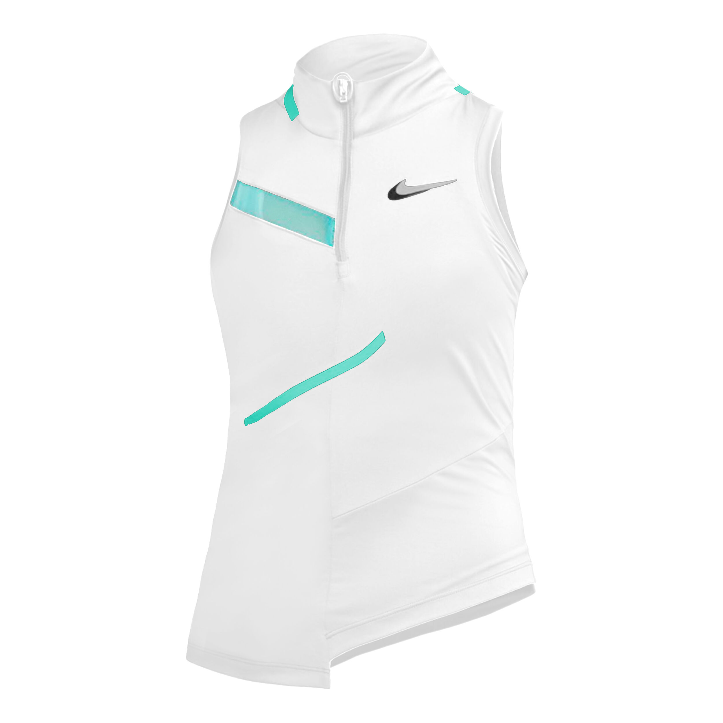 Buy Nike Court Dri Fit Tank Top Women White Turquoise online Padel Point COM