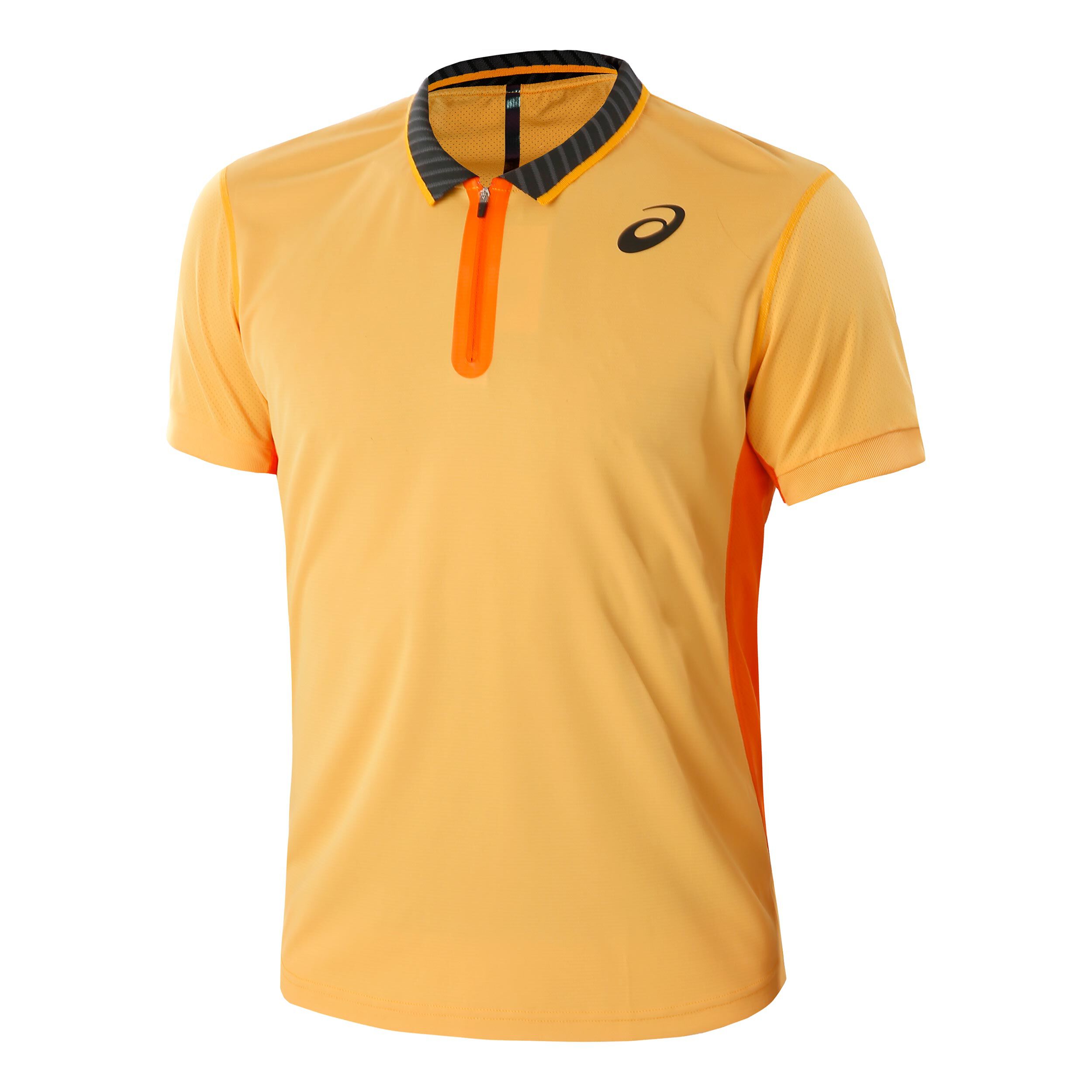 Buy ASICS Match Polo Men Golden Yellow Black online Padel Point COM