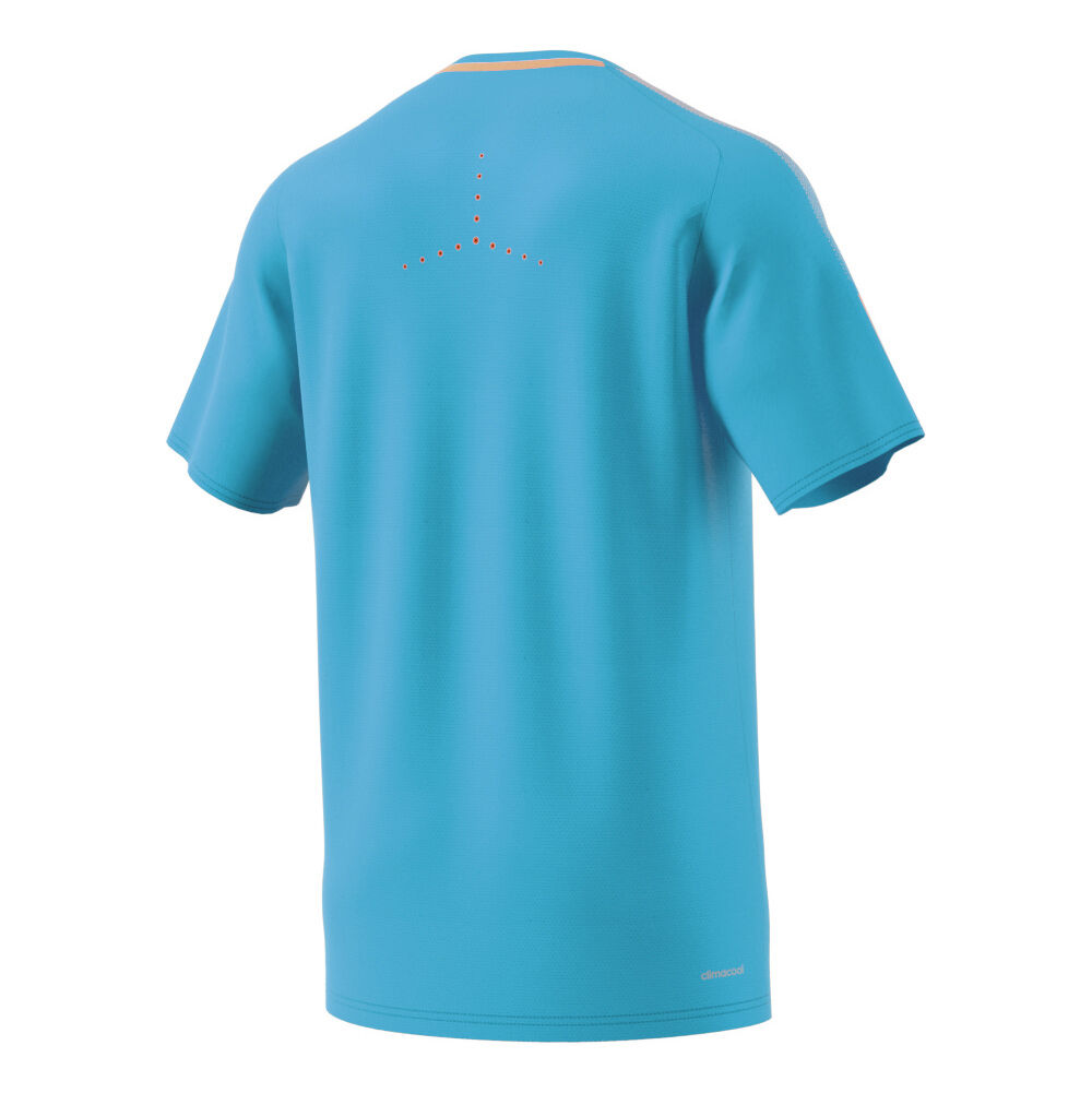 Barricade T Shirt Men Turquoise Orange