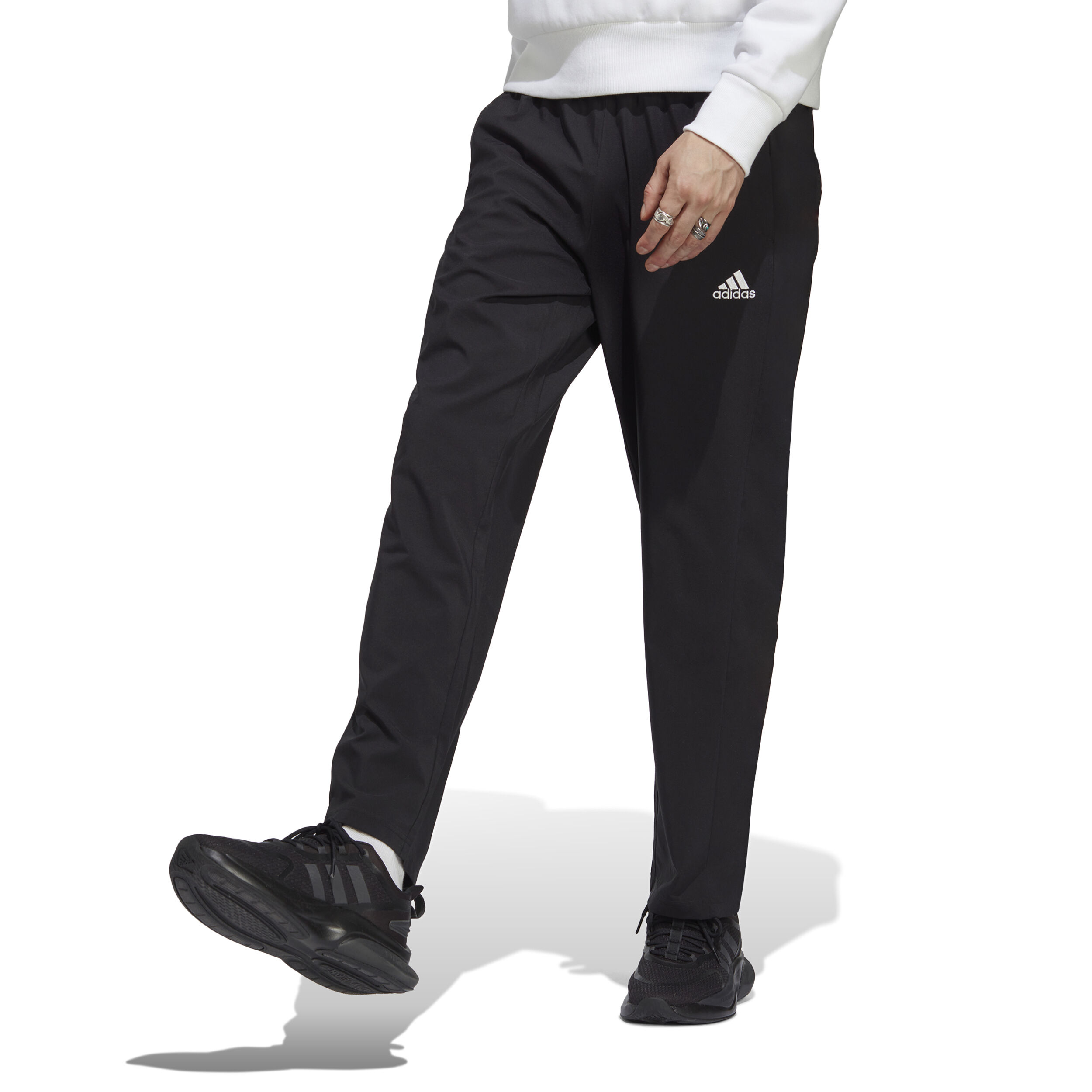 Adidas essentials sales tracksuit bottoms
