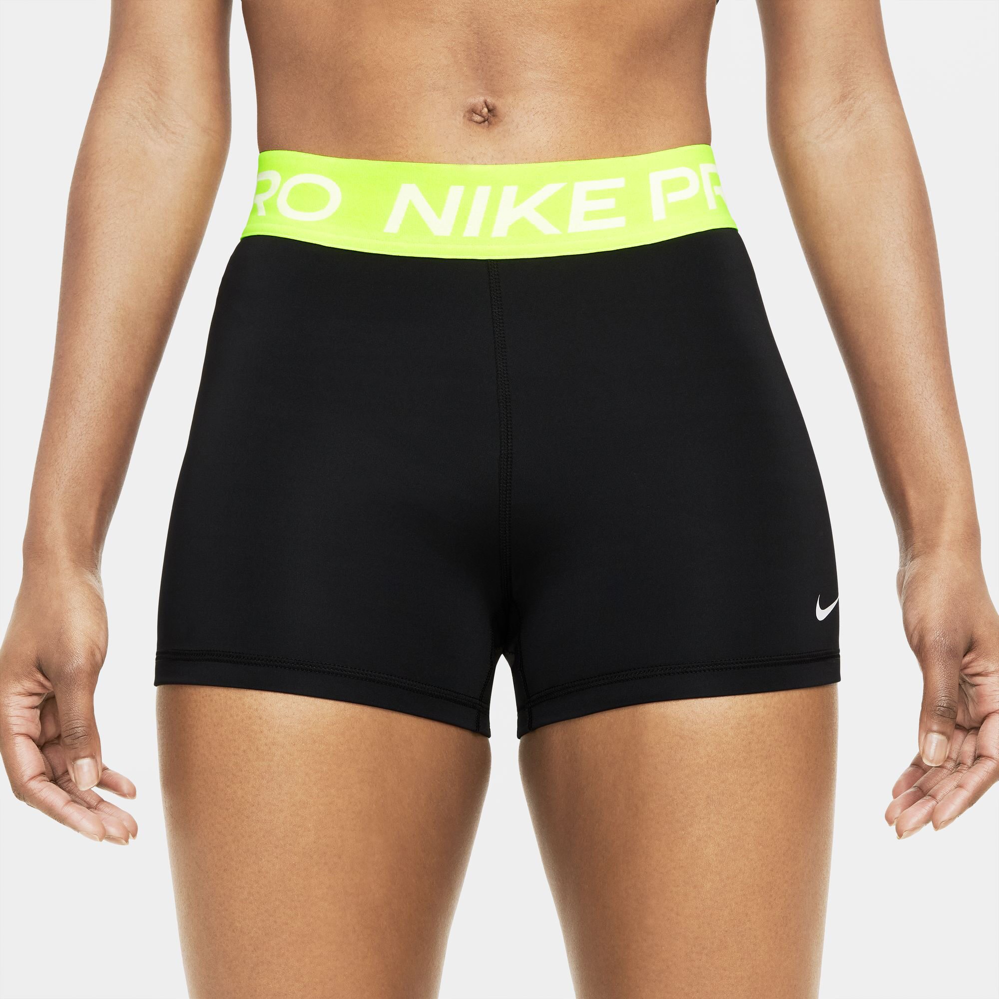Neon yellow nike discount shorts womens