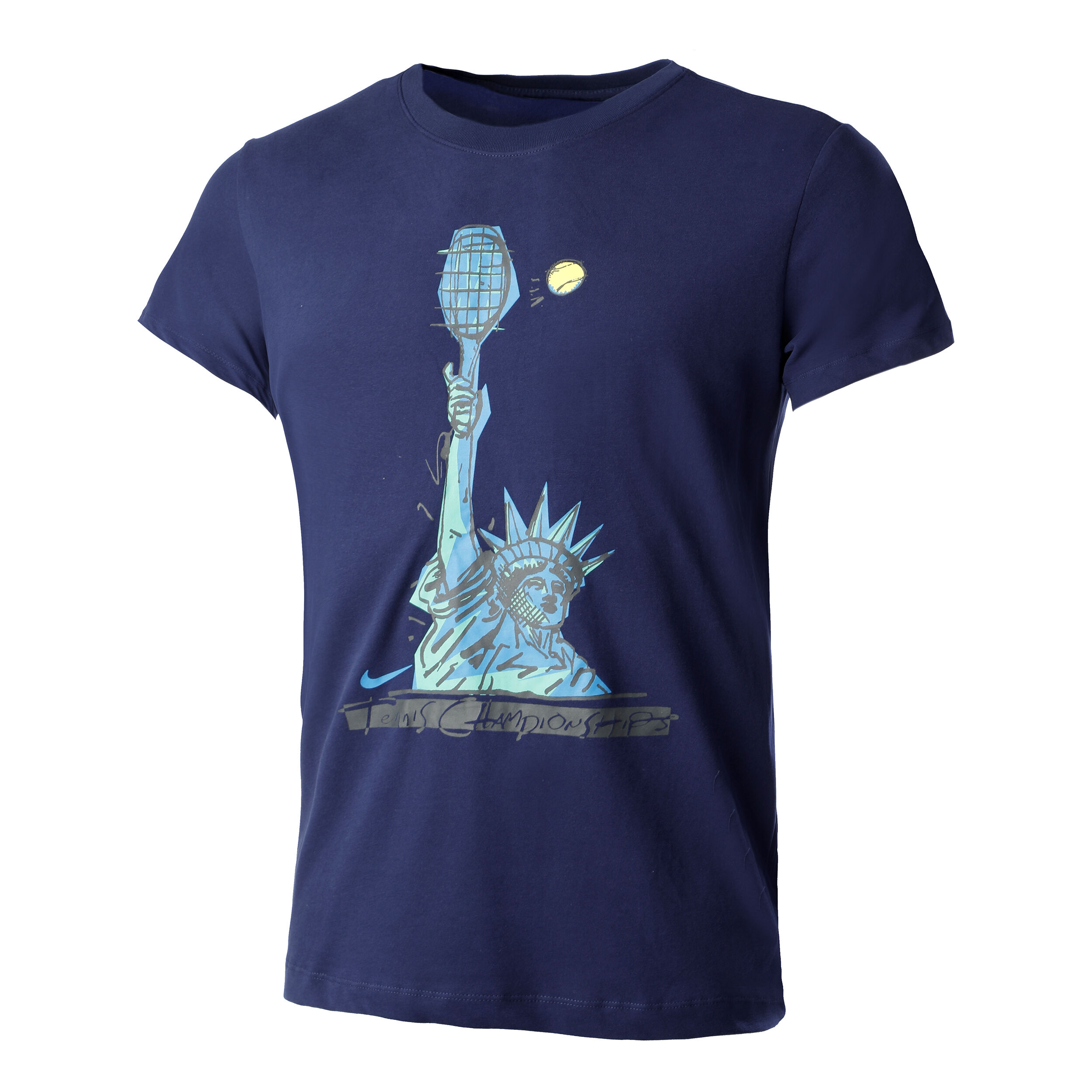 Buy Nike Dri Fit NYC Liberty T Shirt Men Blue Turquoise online Padel Point COM