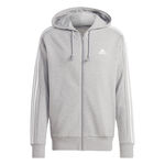 adidas Essentials French Terry 3-Stripes Full-Zip Hoodie