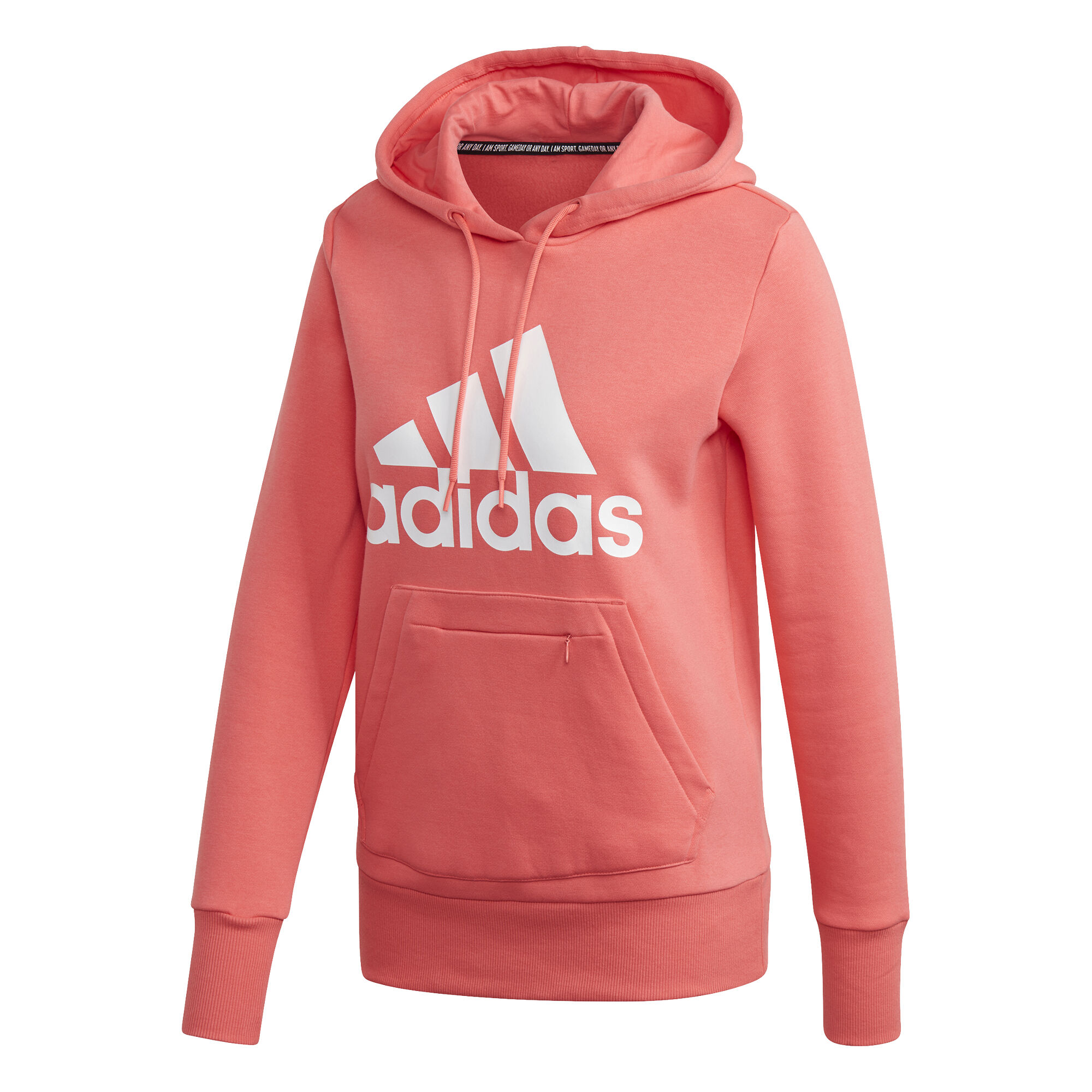 Buy adidas Badge Of Sports Overhead Hoody Women Coral White
