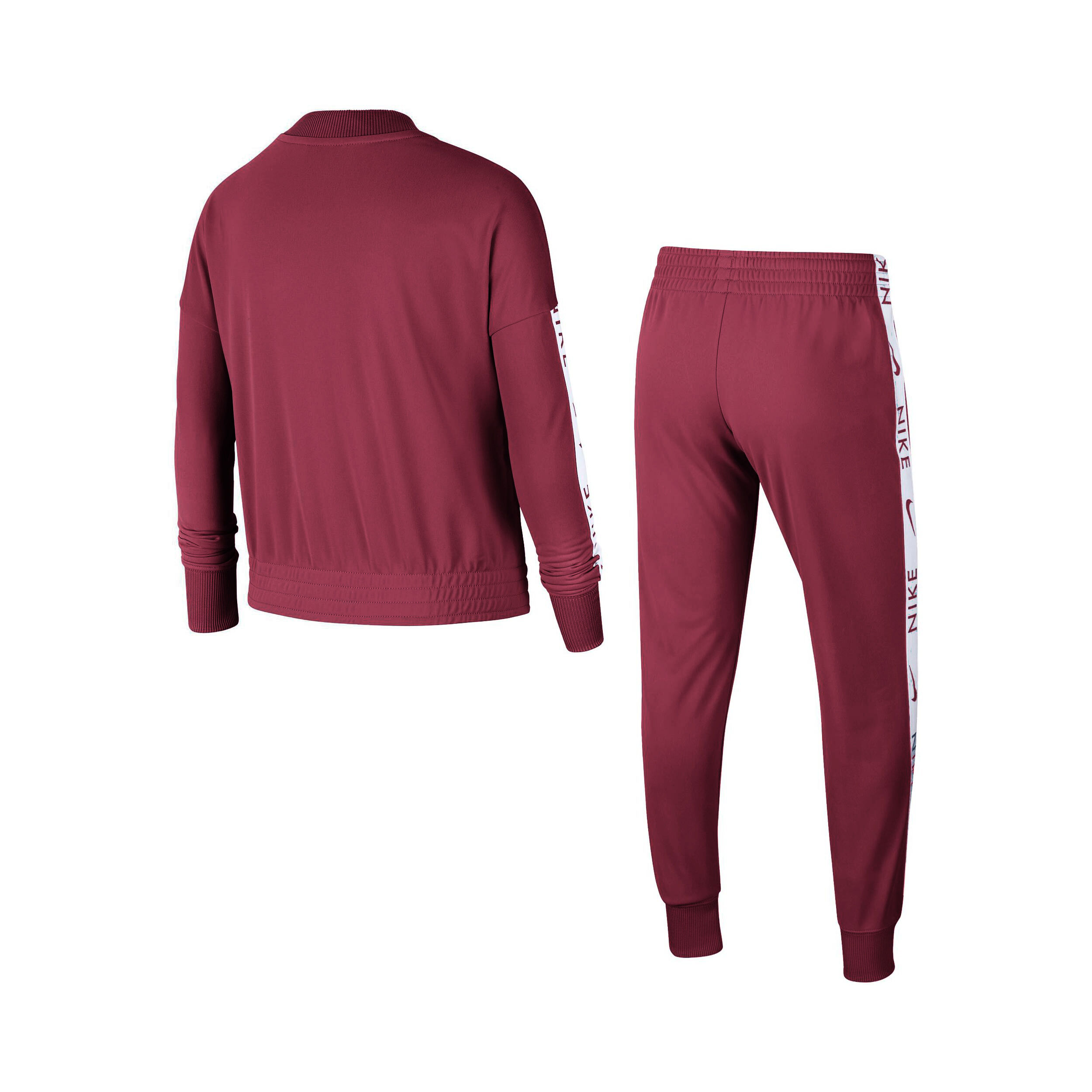 Maroon nike tracksuit hotsell