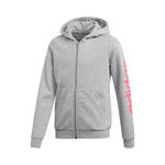 adidas Essentials Linear Full-Zip Hoodie Girls