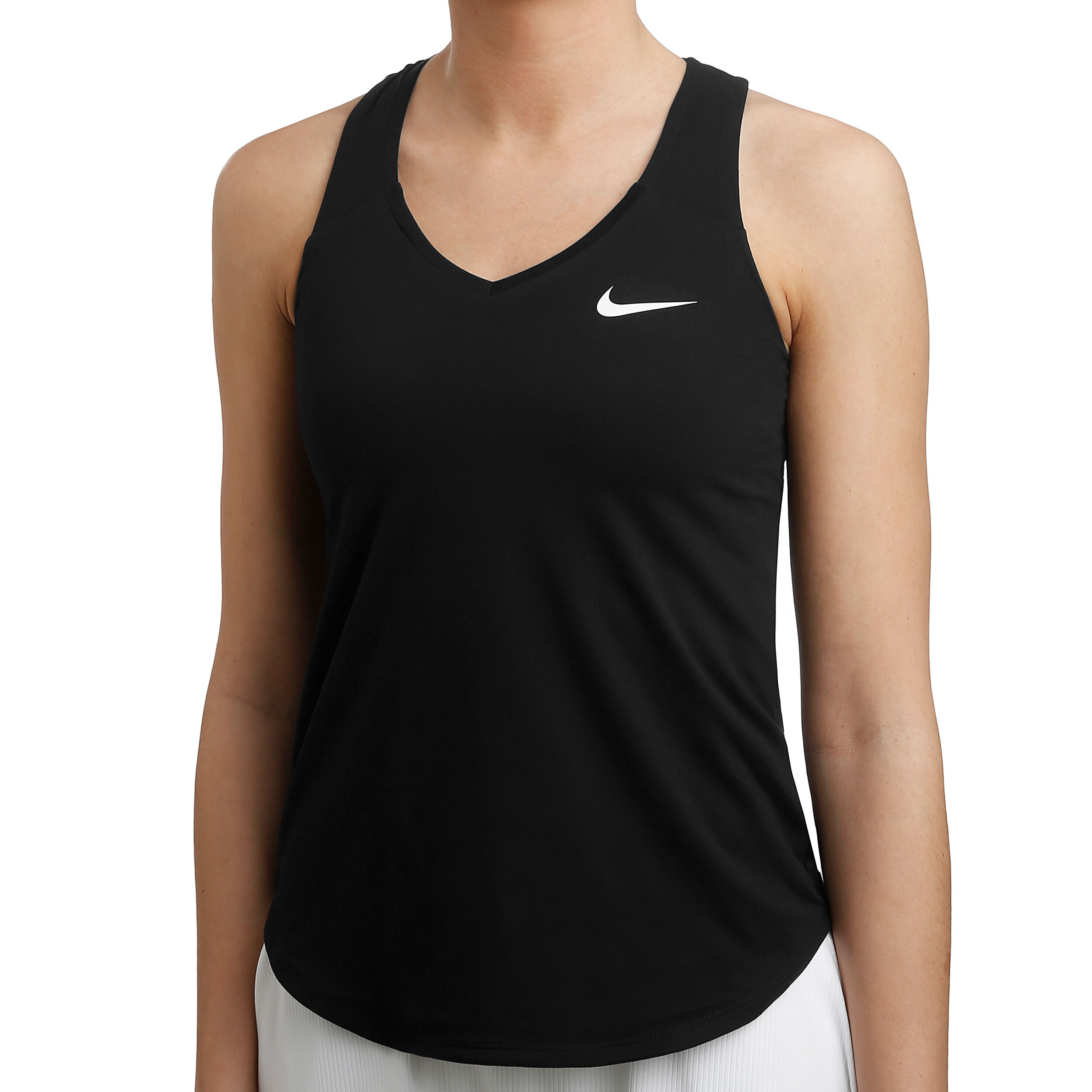 Court Pure Tank Top Women Black White
