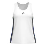 HEAD Clothing HEAD Club 25 Tech Tank Top Women-White,Dark Blue