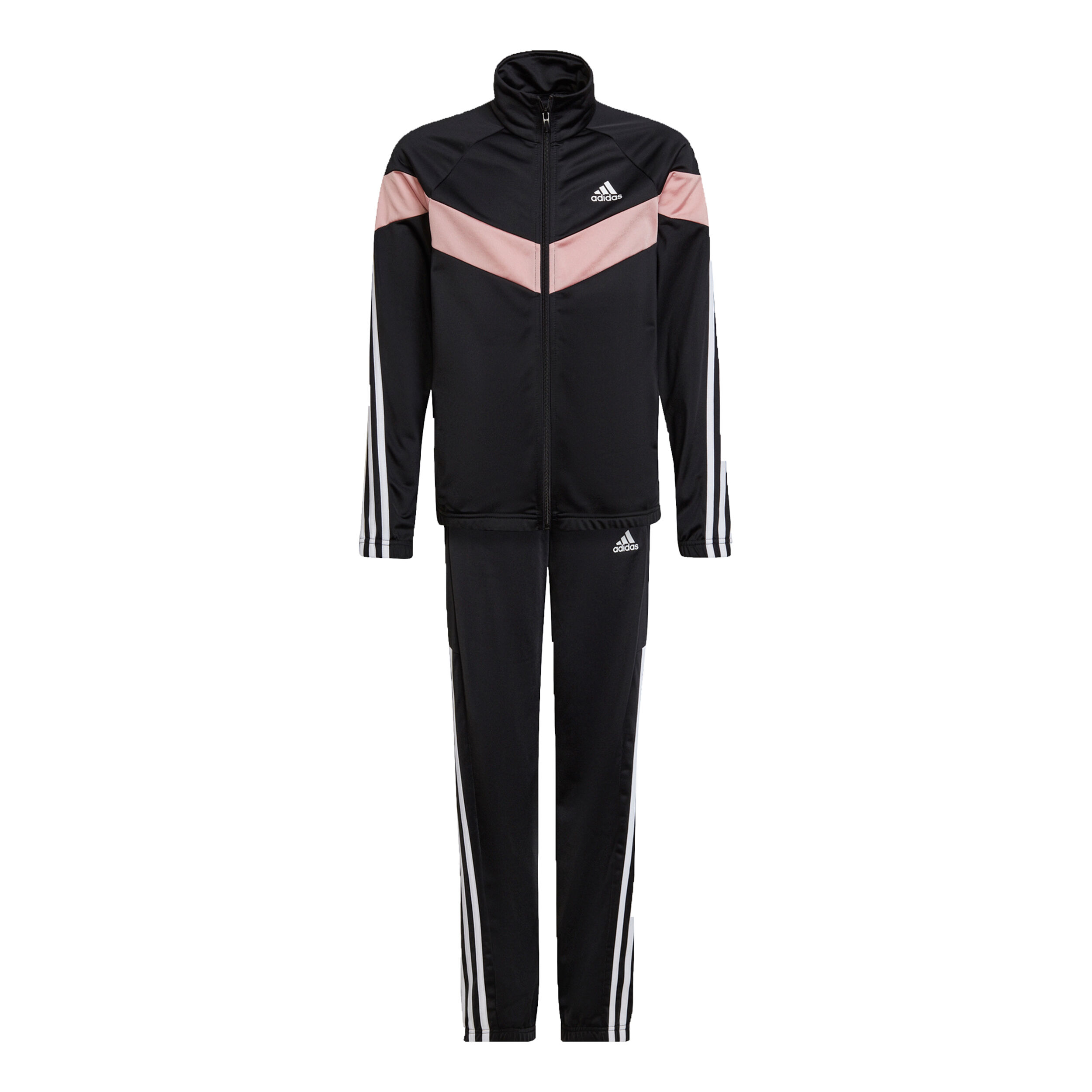 Adidas black pink tracksuit store