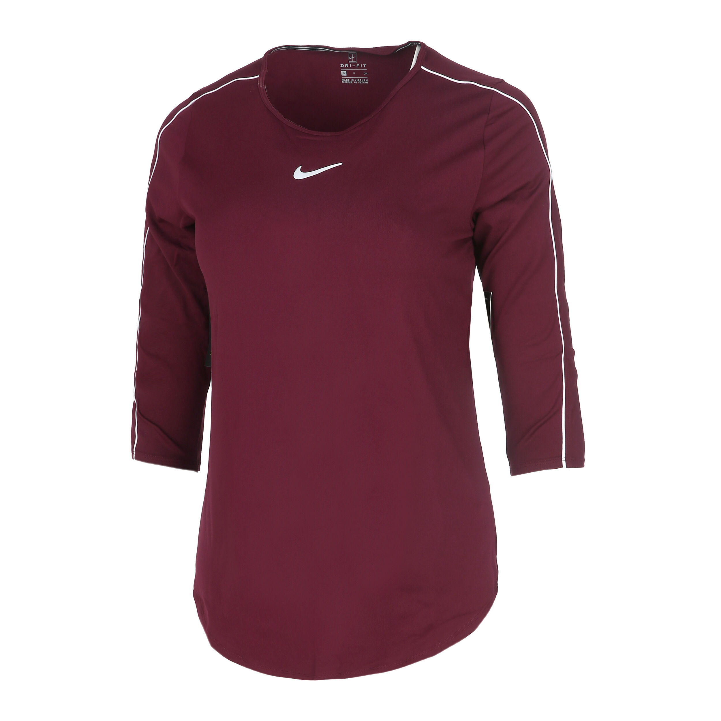 Buy Nike Court Long Sleeve Women Dark Red White online Padel Point COM
