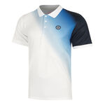 BIDI BADU Clothing BIDI BADU Watercolour Polo Men-White,Blue