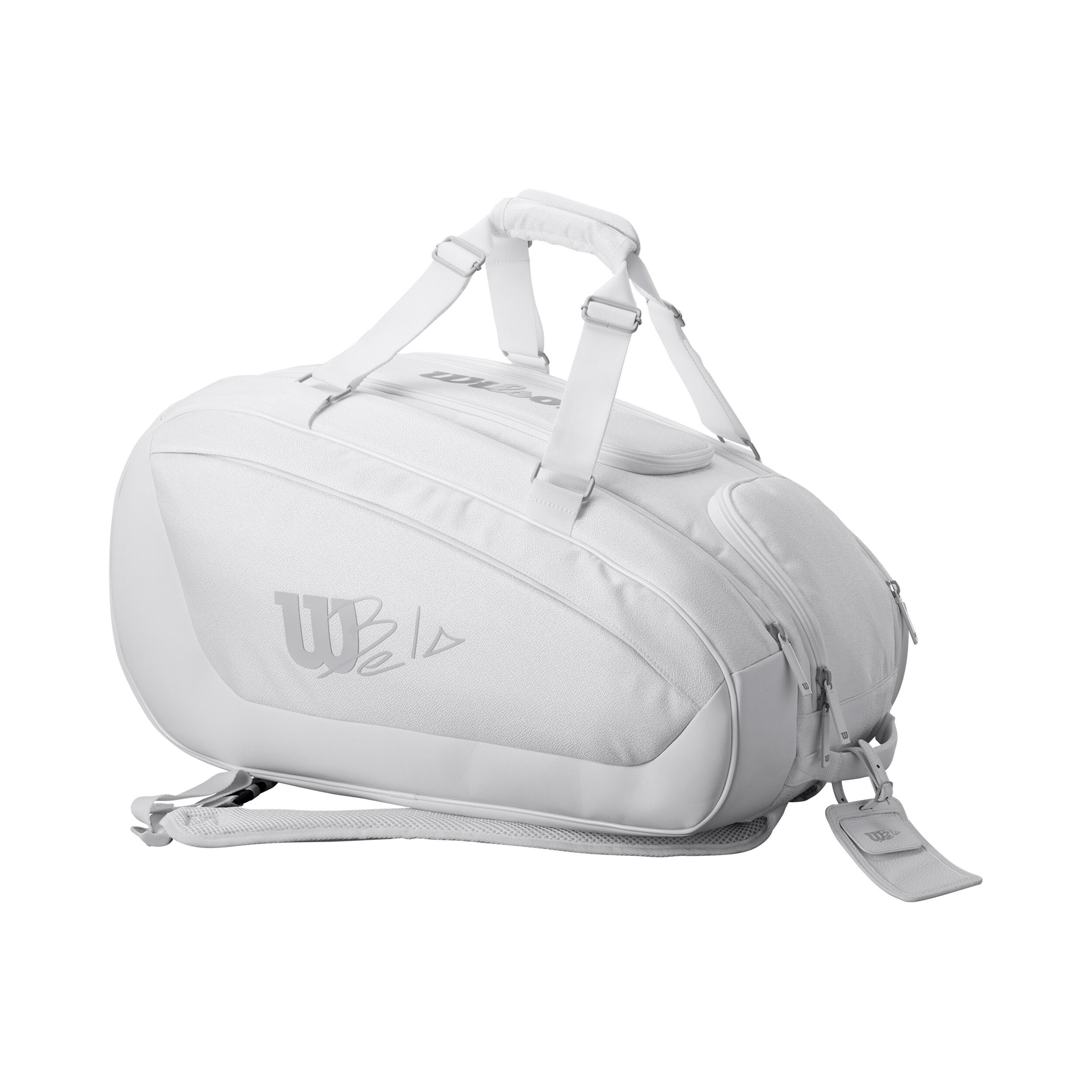 Buy Wilson Bela Super Tour Padel Racket Bag White online Padel Point COM