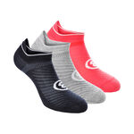 Bullpadel Clothing Bullpadel short Sports socks 3 Pack Women - red, blue