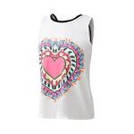 Lucky in Love Rockin Heart Tie Back Tank Girls