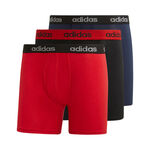 adidas 3er Pack Brief Cotton Boxershorts Men