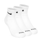 Nike Clothing Nike Everyday Plus Cushioned Tennis Socks-White