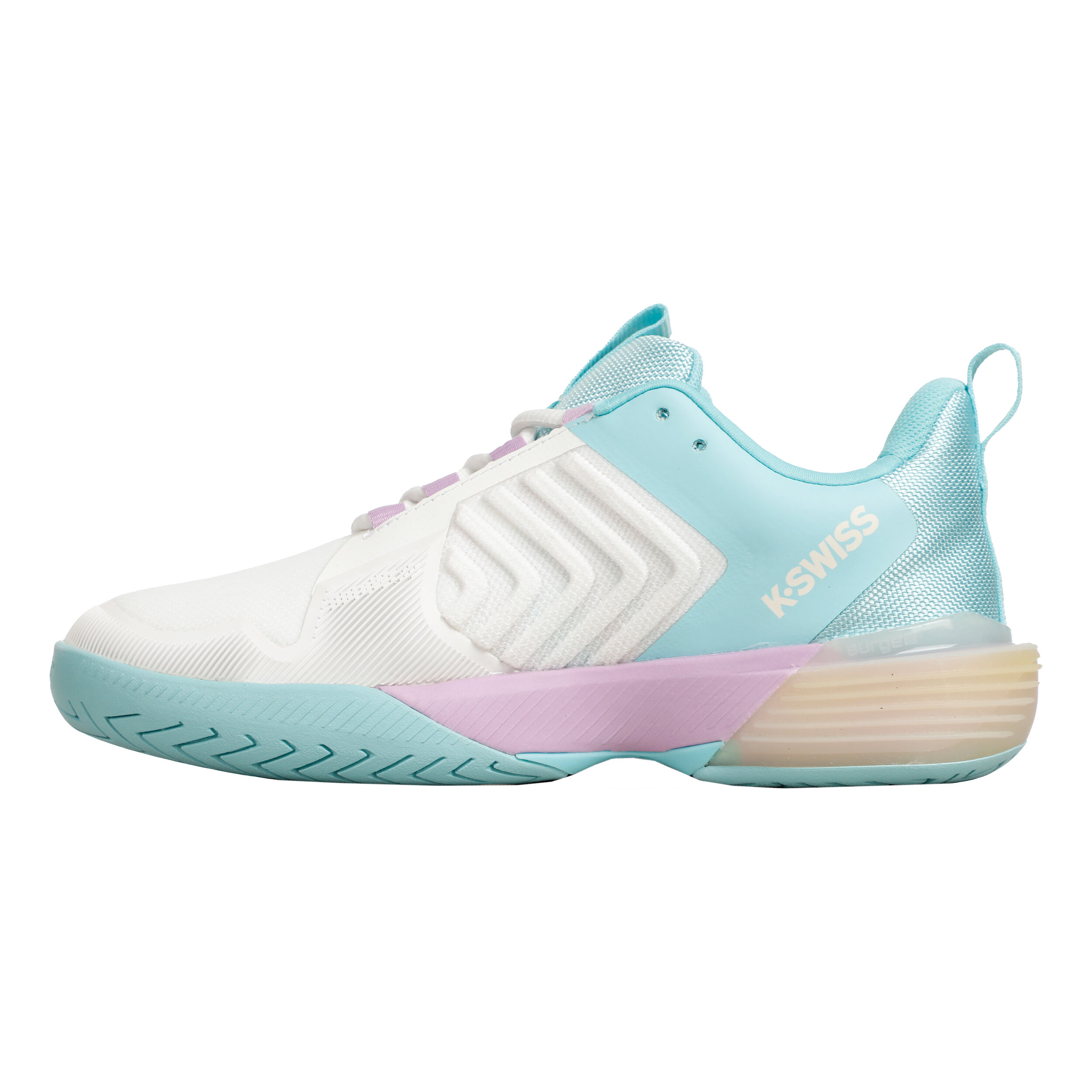 Buy K Swiss Ultrashot 3 All Court Shoe Women White Light Blue