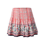 Lucky in Love Long Borderline Smocked Skirt