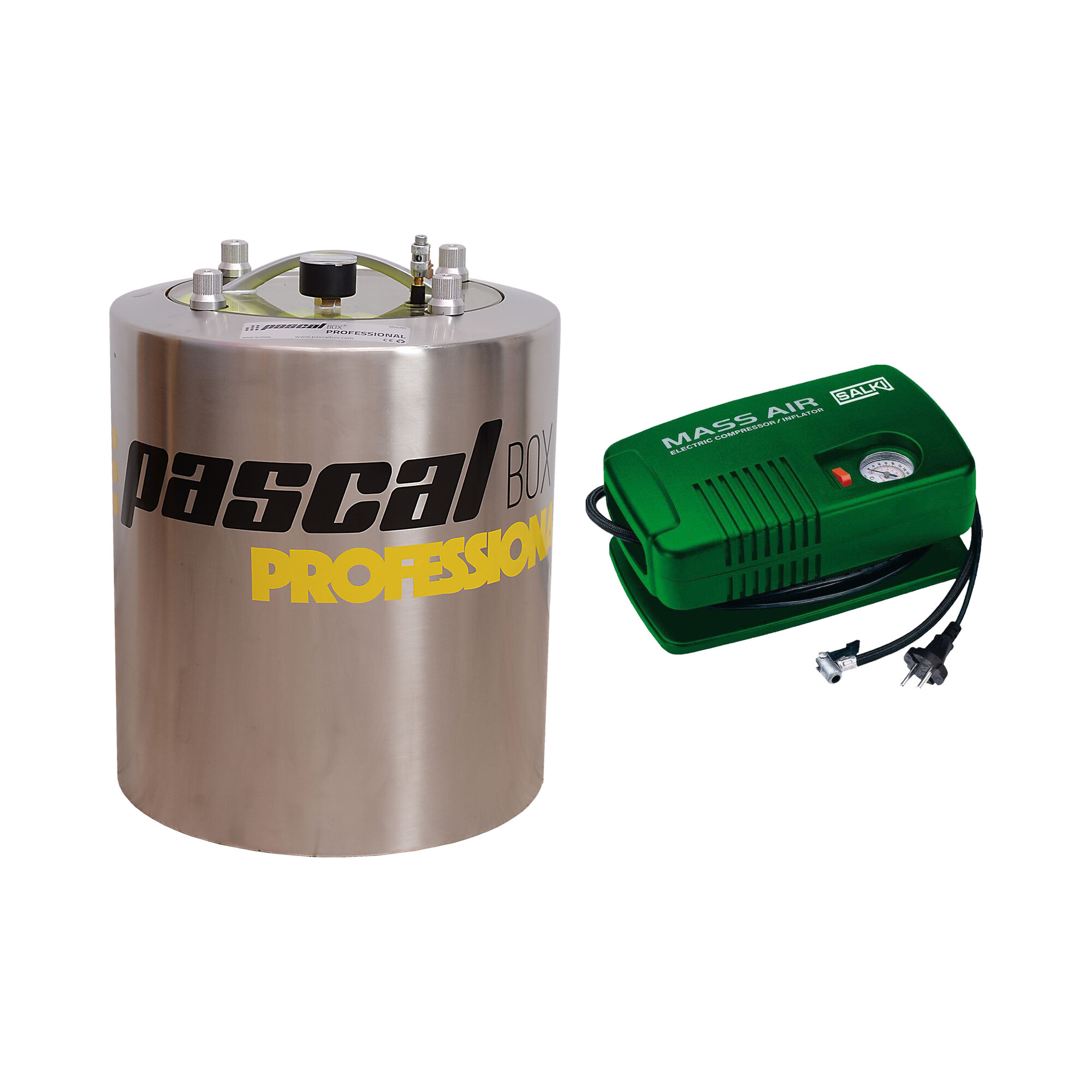 Buy Pascal Box Pro + Electric Compressor Silver, Black online