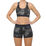 AlphaSkin Sport Short Tight Floral Print Women