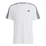 adidas Clothing adidas Essentials Train 3-Stripes Training T-Shirt Men-White,Black
