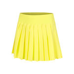 Quiet Please Clothing Quiet Please Love Pleated Skirt Women - yellow, white