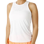 Lucky in Love Eyelet Ruche Tank Women