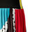 Hi-Retro Color Block Pleated Skirt