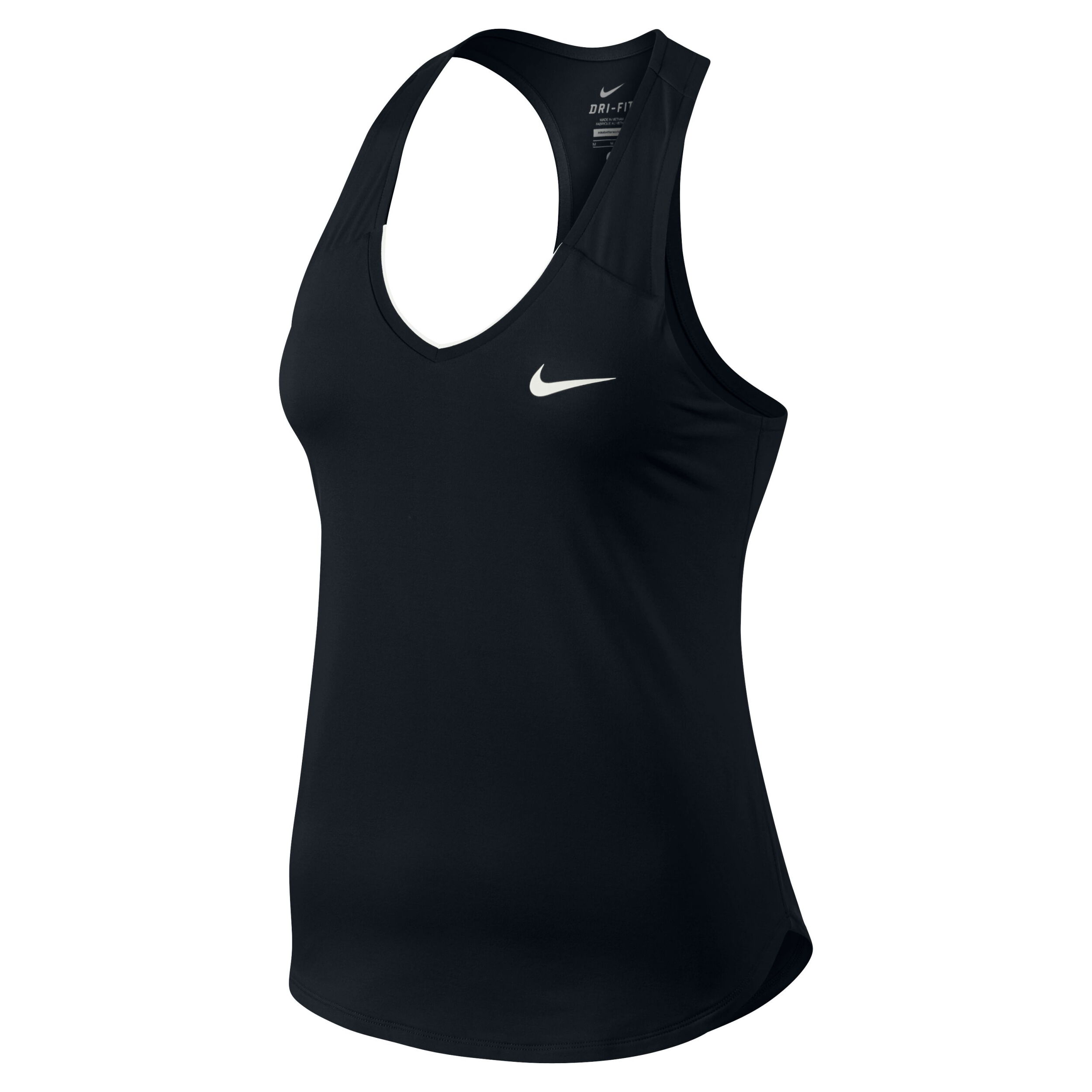 Court Pure Tank Top Women Black White