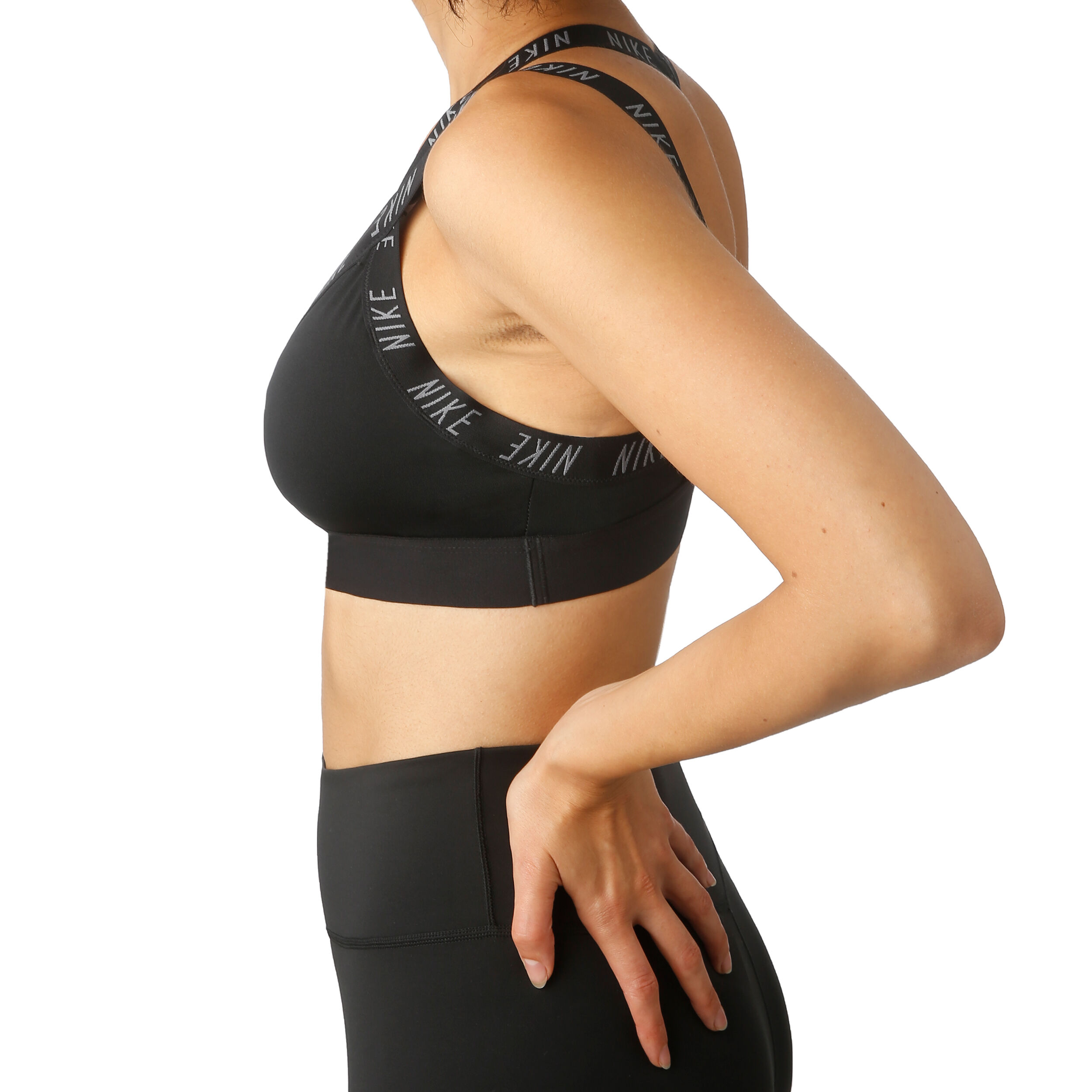 Nike Indy Logo Sports Bras Women Black, Dark Grey online Padel-Point