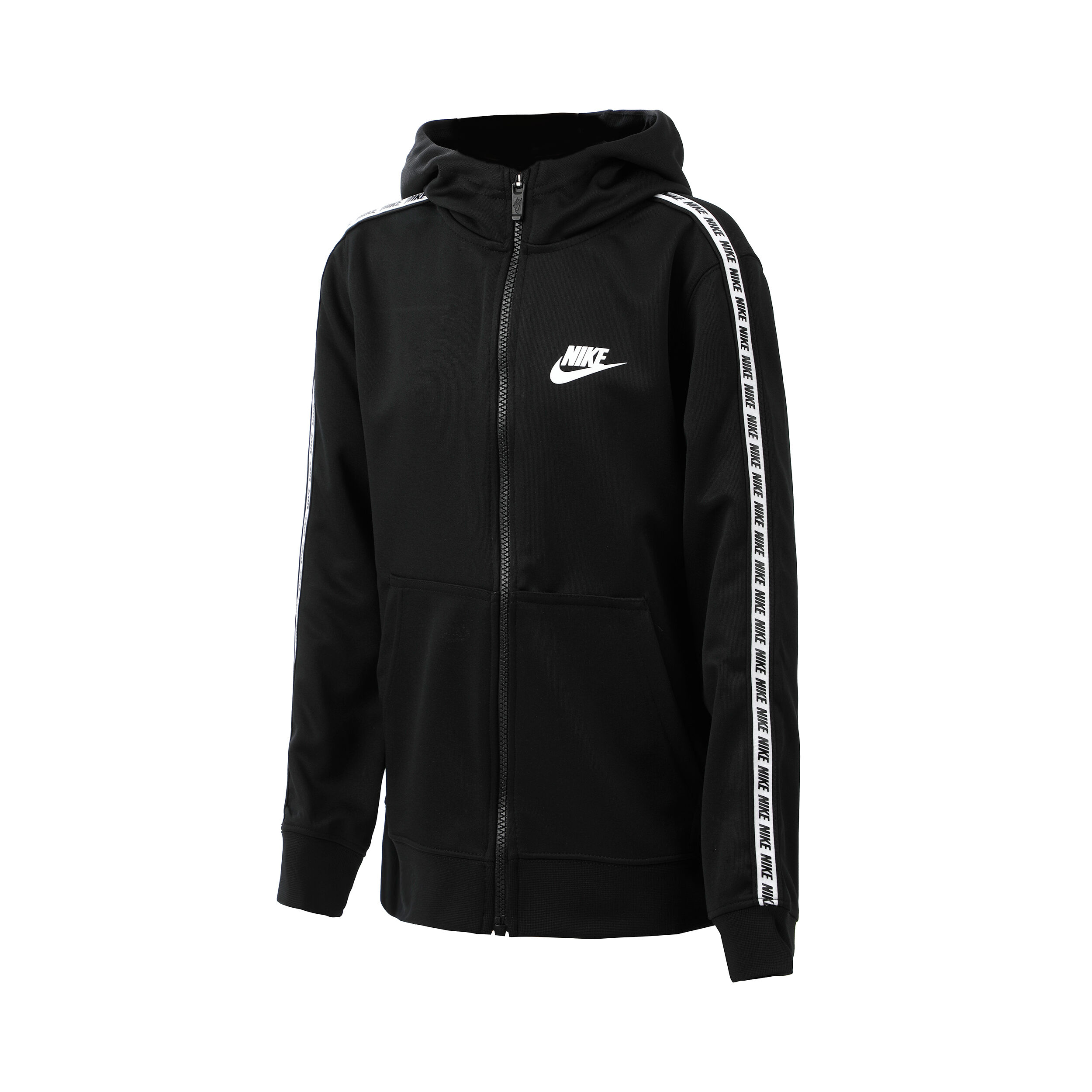 Buy Nike Sportswear Repeat Zip Hoodie Boys Black White online Padel Point COM