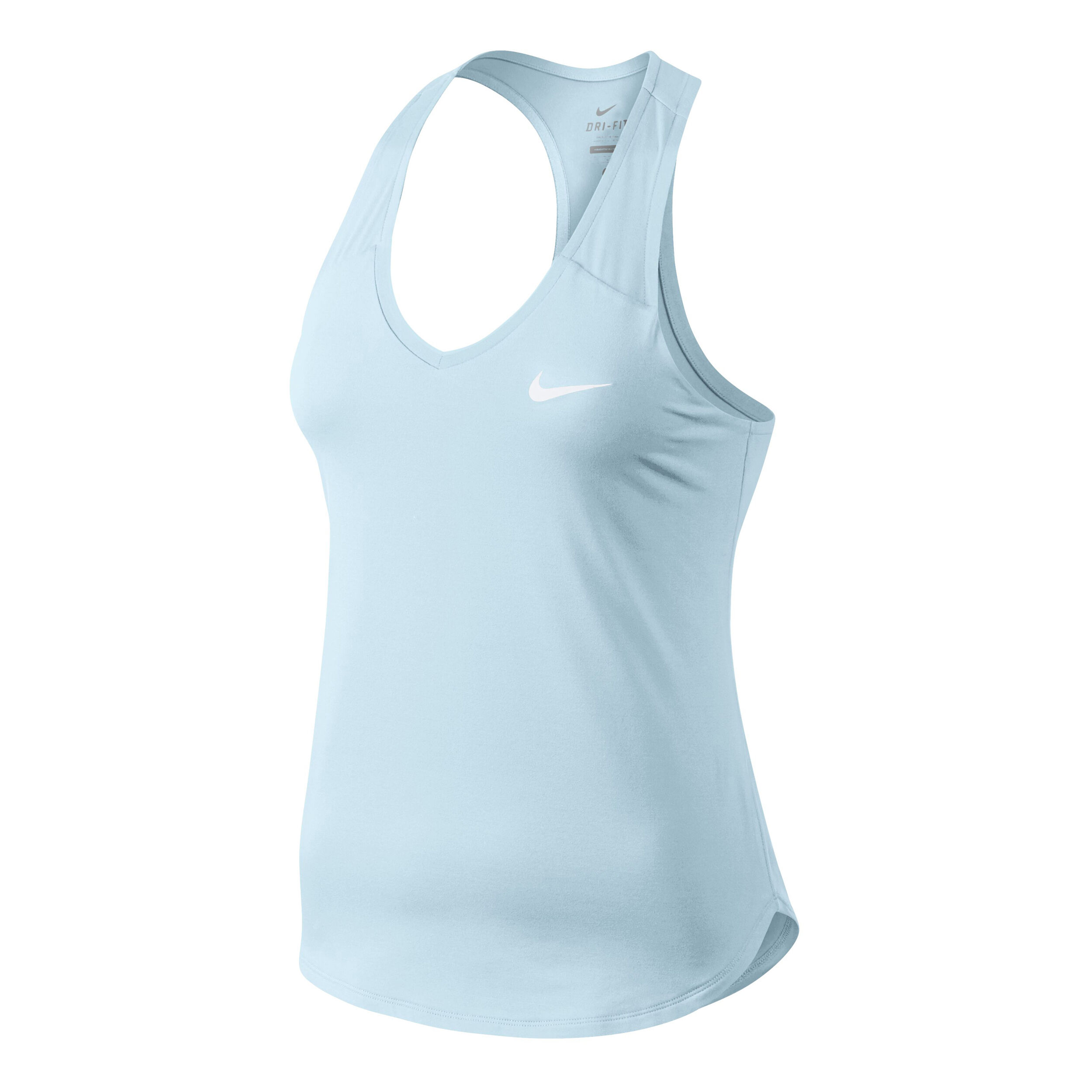 Court Pure Tank Top Women Light Blue White