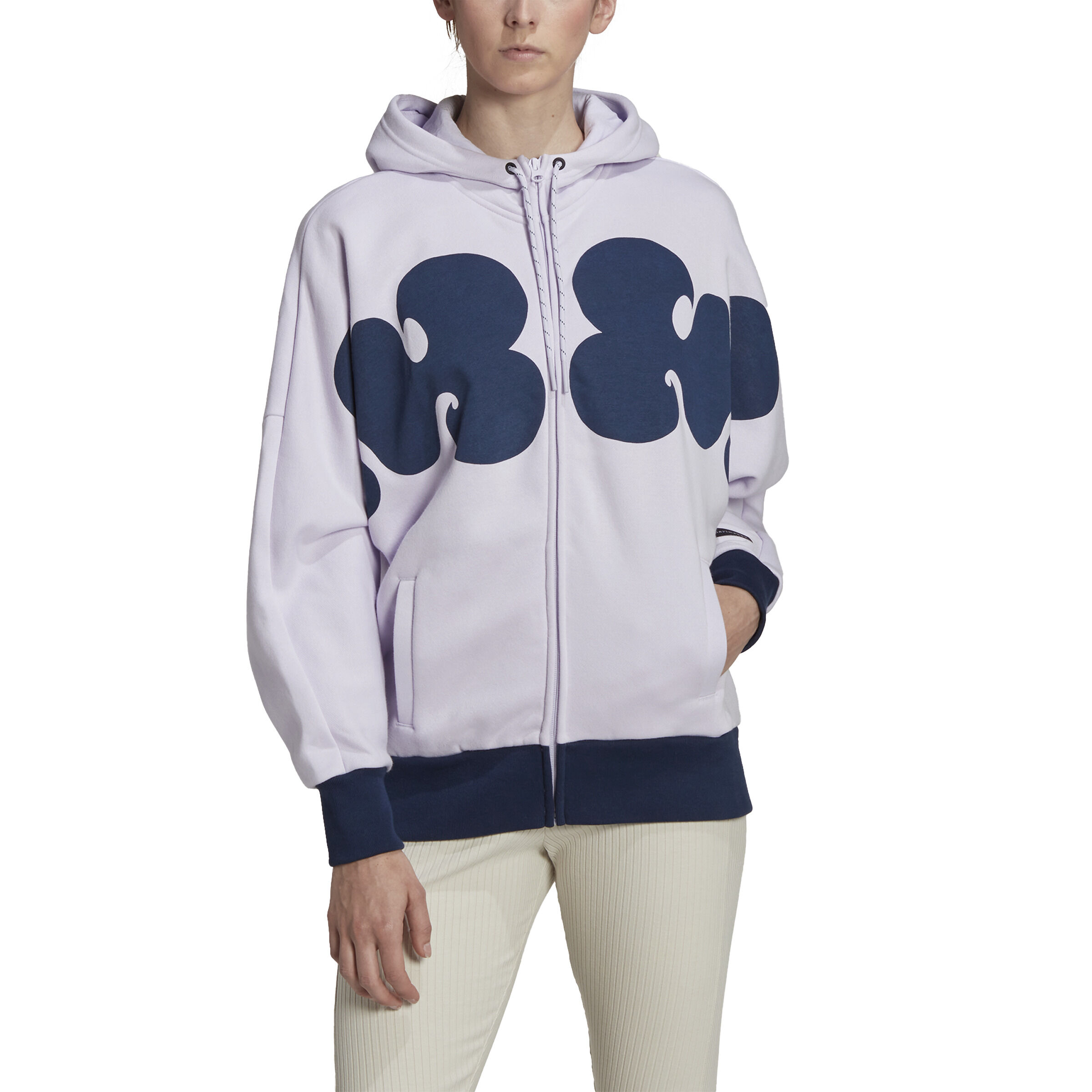 adidas　marimekko　スポーツウェア adidas Marimekko Zip Hoodie Women Violet | Tennis-Point
