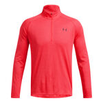 Under Armour Tech Textured 1/2 Zip-GRY Long-Sleeves