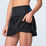 Racer Rib Pleated Skirt