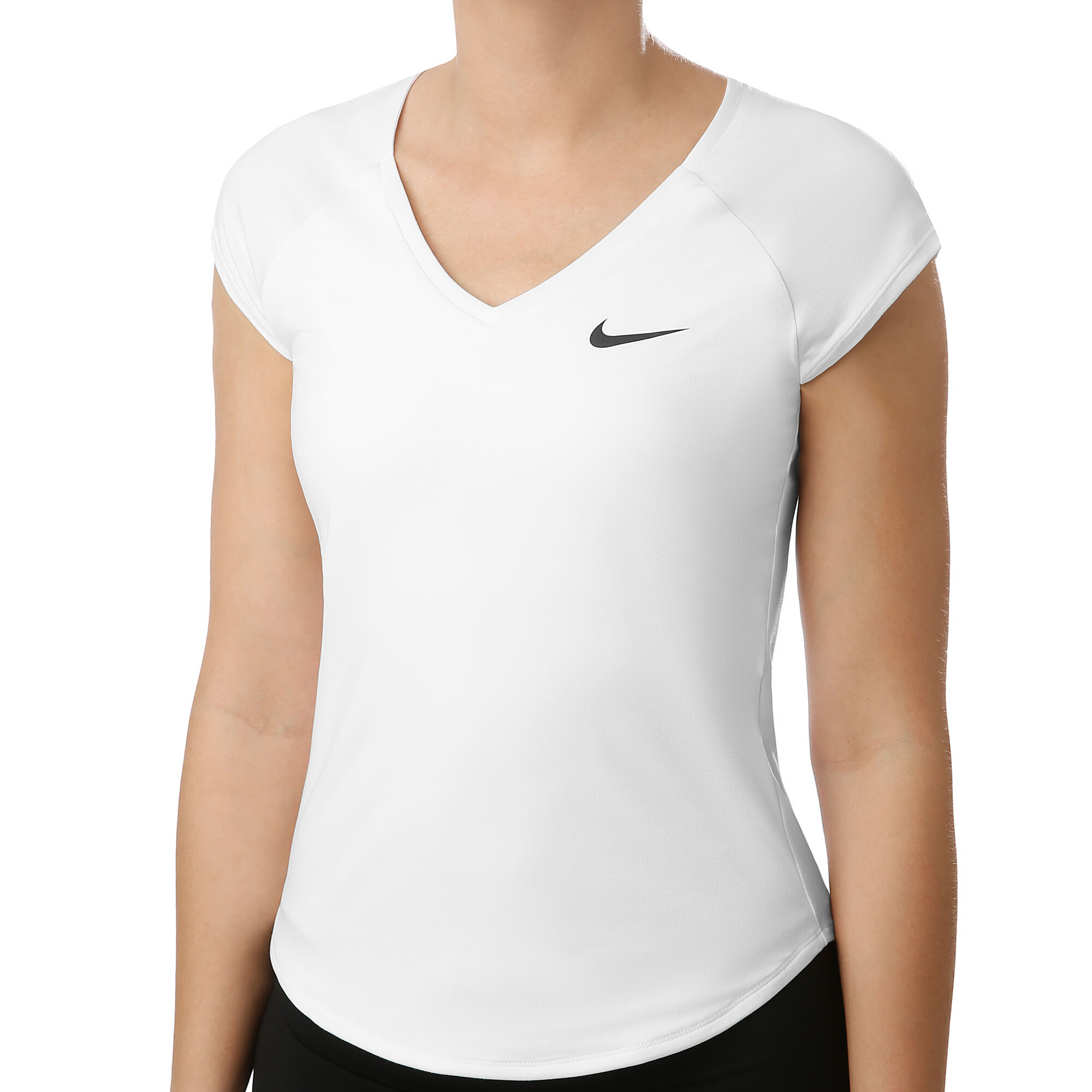 strong Reductor Tangle Nike Court Pure T-Shirt Women - White, Black online | Padel-Point