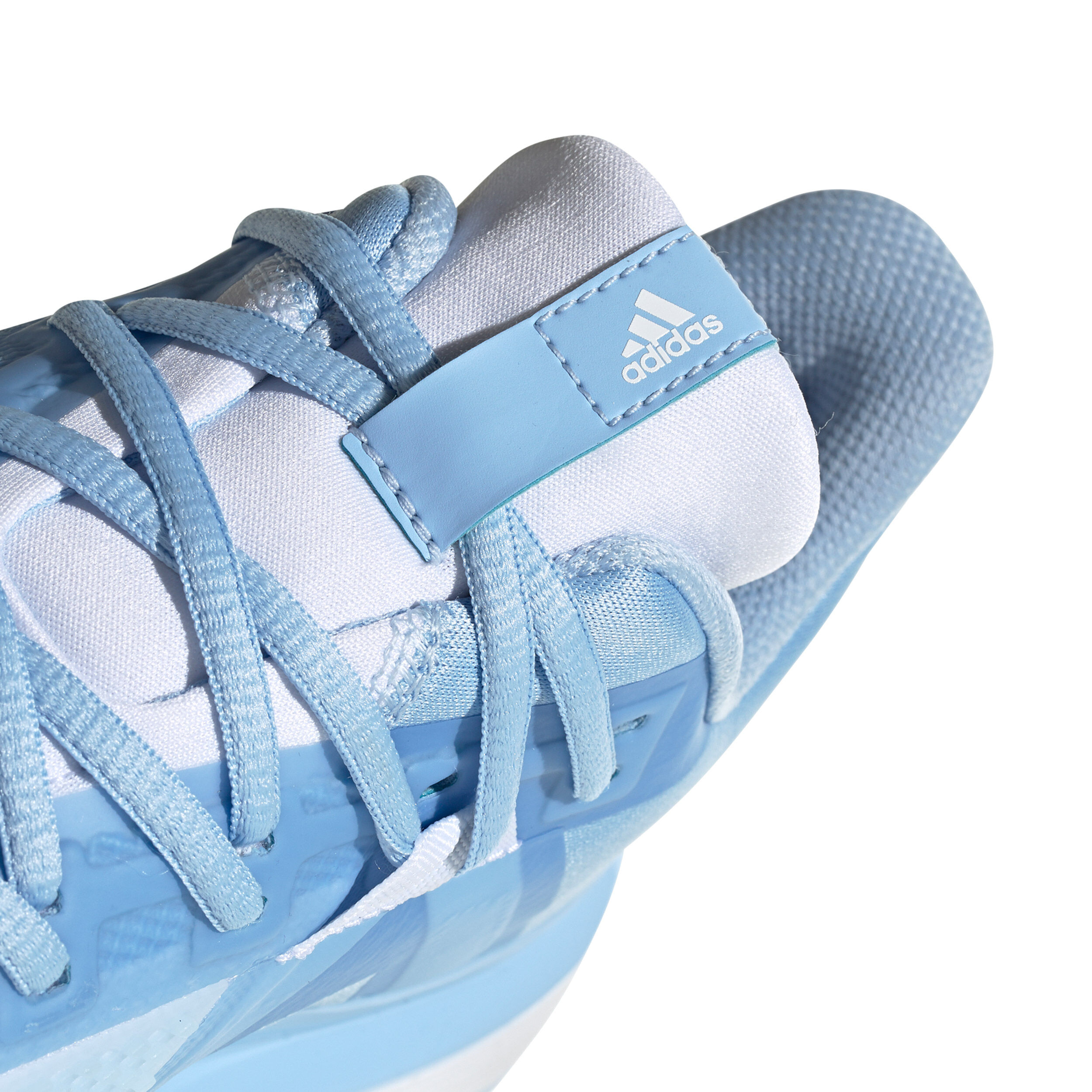 Adidas women's solematch bounce tennis shoes glow blue and white new arrivals