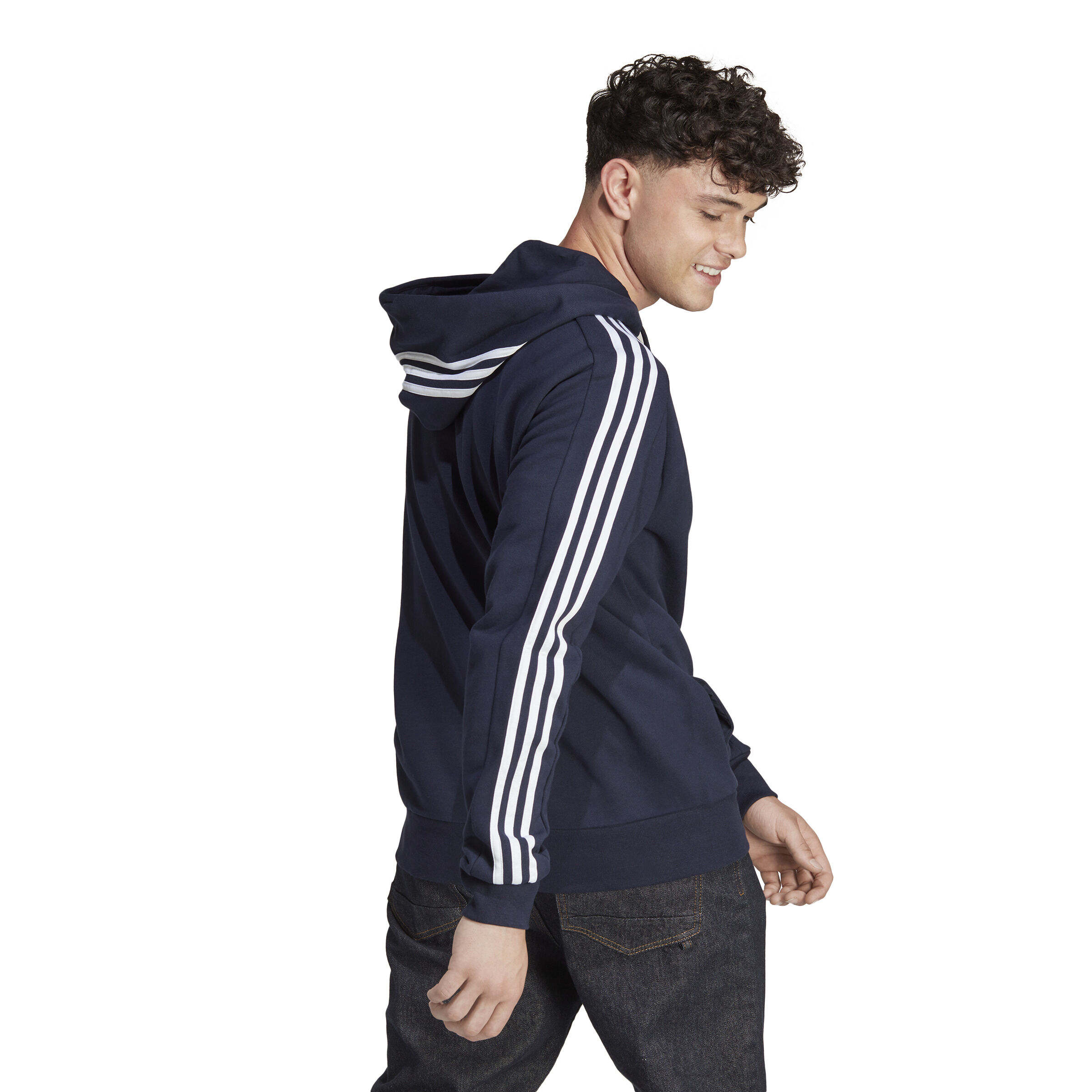 Adidas men's french terry full zip hoodie hotsell