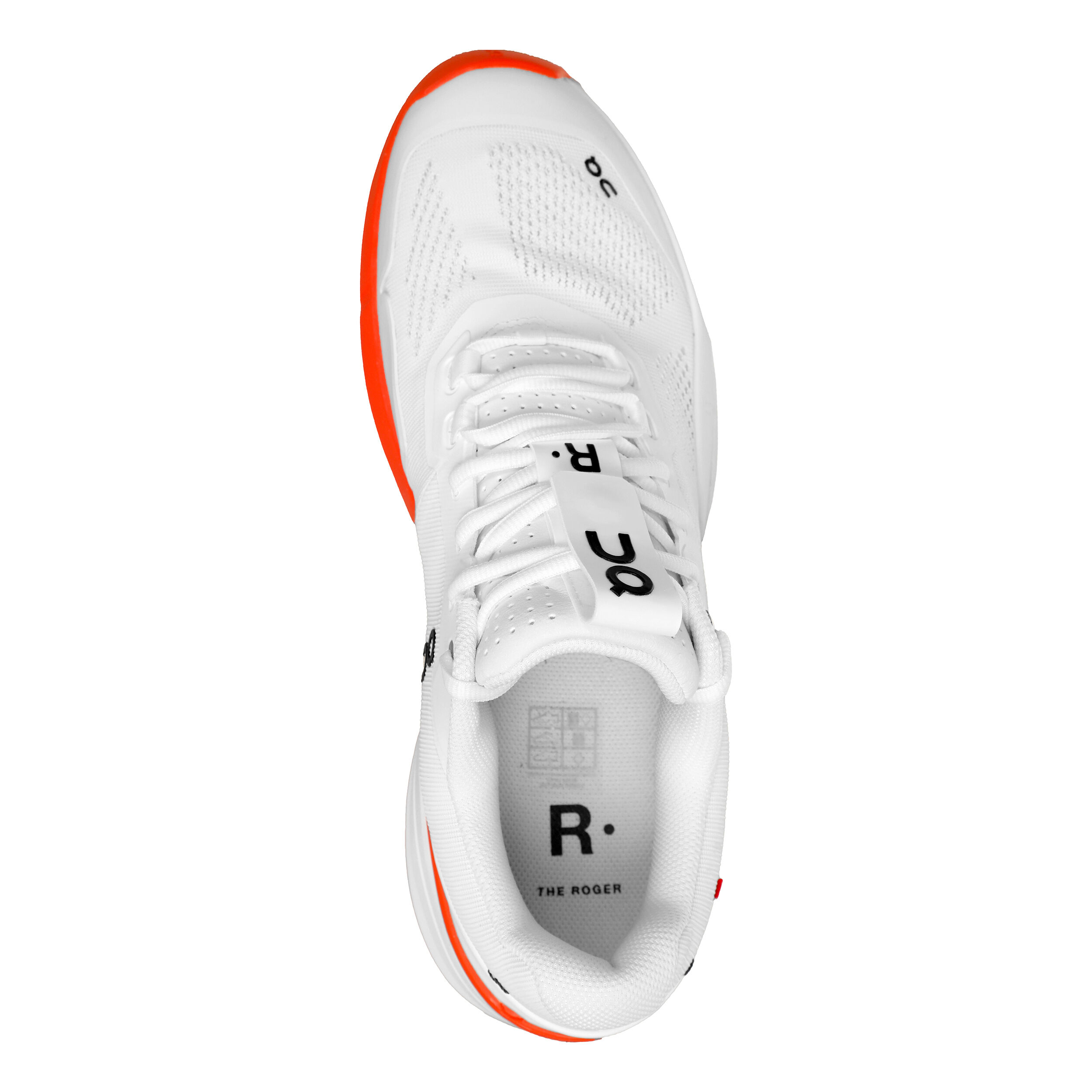 The Roger Pro Men White Orange