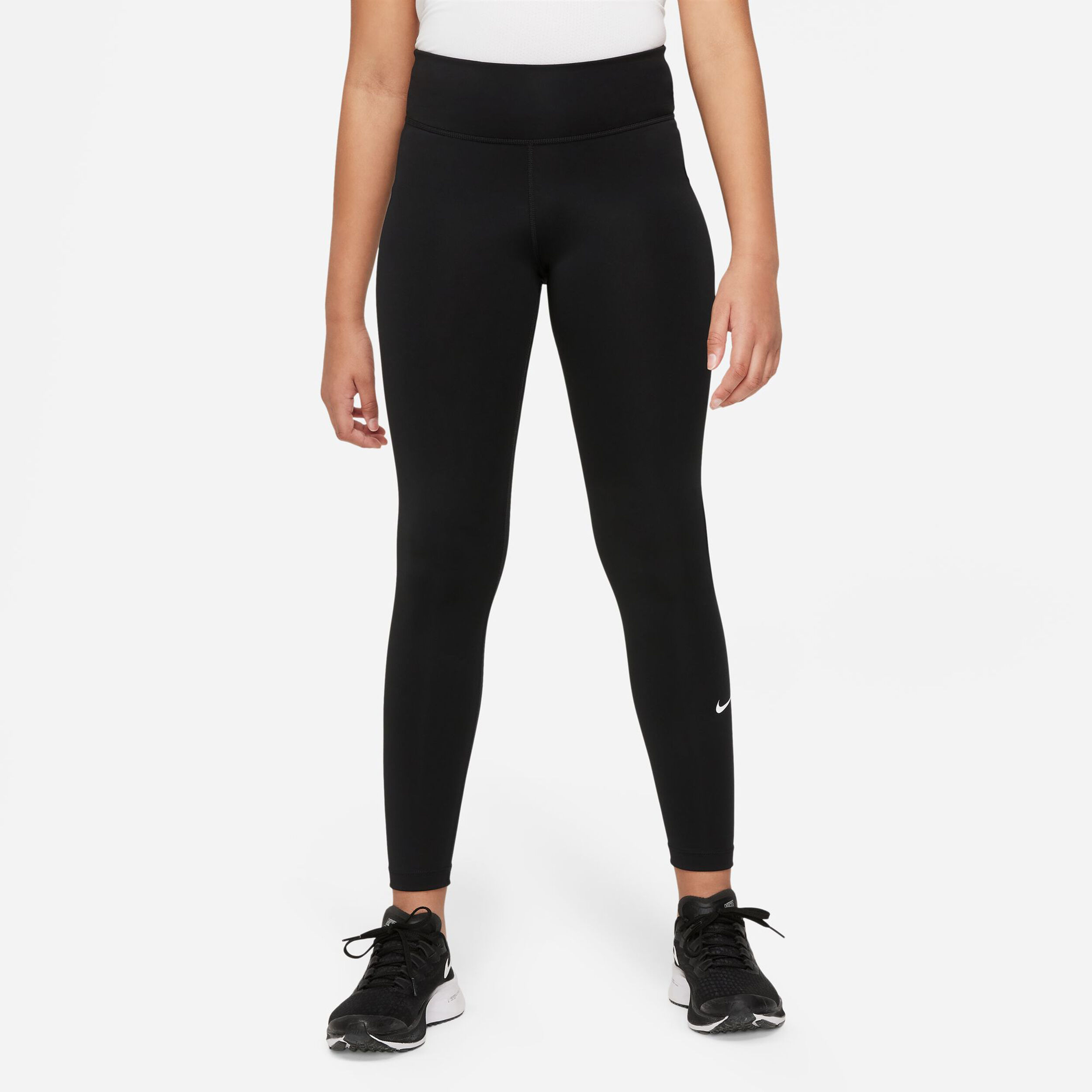 Dri Fit One Tight Girls Black