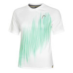 HEAD Clothing HEAD Performance T-Shirt Women-White,Turquoise