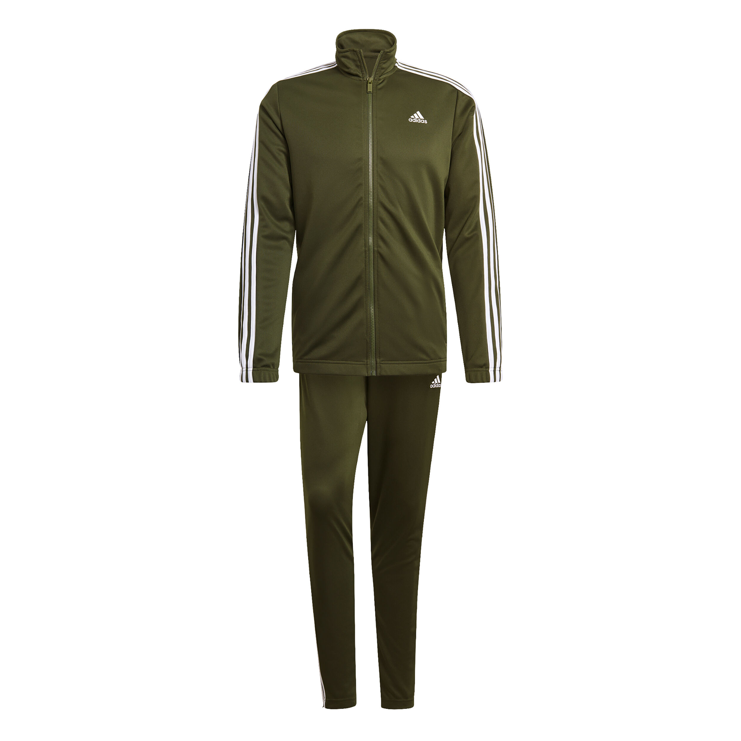 Mens olive green adidas tracksuit hot sale