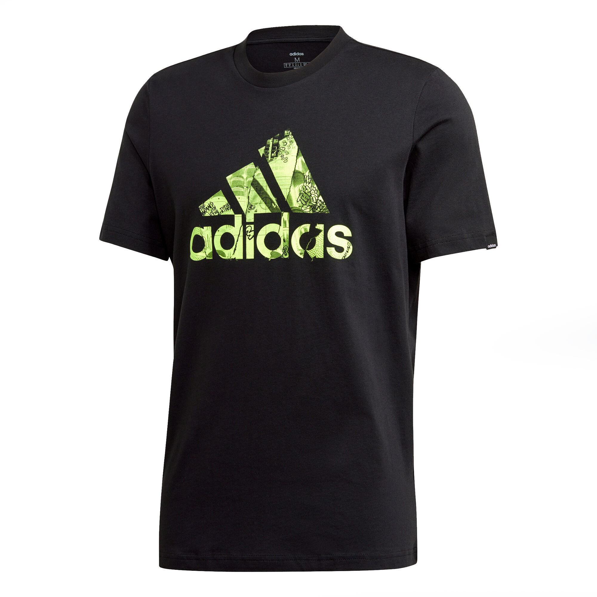 Adidas noir et jaune fluo store